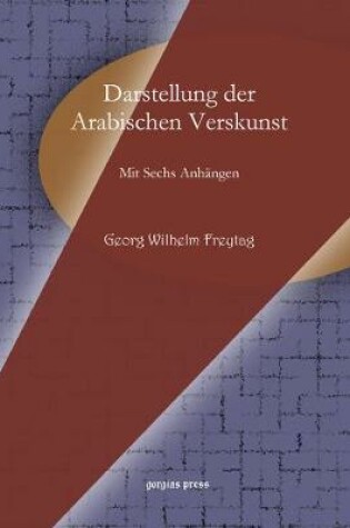 Cover of Darstellung Der Arabischen Verskunst