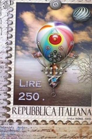 Cover of Beautiful Italian Postage Stamp 2018-2019 Large Monthly Planner Calendar