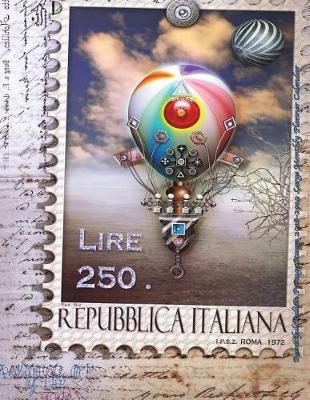 Book cover for Beautiful Italian Postage Stamp 2018-2019 Large Monthly Planner Calendar