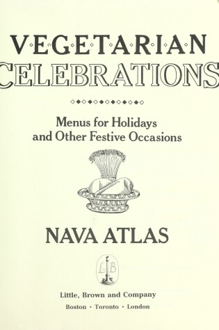 Cover of Vegetarian Celebrations