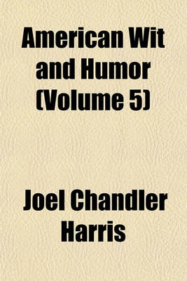 Book cover for American Wit and Humor (Volume 5)