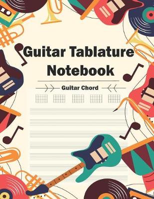 Book cover for Guitar Tablature Notebook