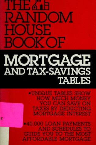 Cover of Random House Book Mortgage & Tax