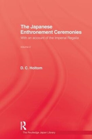 Cover of Japanese Enthronement Ceremonies