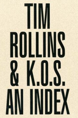 Cover of Tim Rollins & K.O.S.