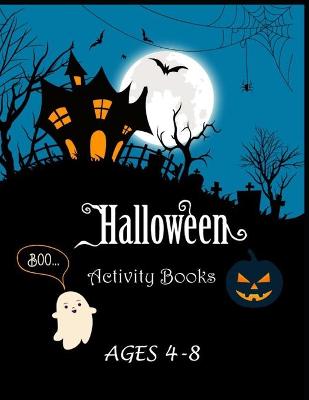 Book cover for Halloween Activity Books Ages 4-8