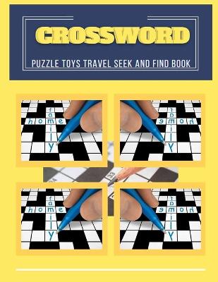 Book cover for Crossword Puzzle Toys Travel Seek And Find Book