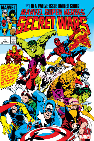 Cover of MARVEL MASTERPIECES: MARVEL SUPER HEROES SECRET WARS GALLERY EDITION ORIGINAL FI RST ISSUE COVER