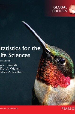 Cover of Statistics for the Life Sciences, Global Edition