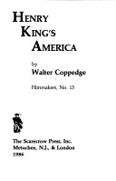 Book cover for Henry King's America