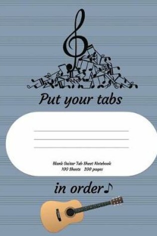 Cover of Put Your Tabs in Order