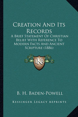 Book cover for Creation and Its Records Creation and Its Records