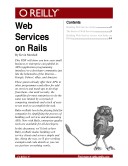 Book cover for Web Services on Rails