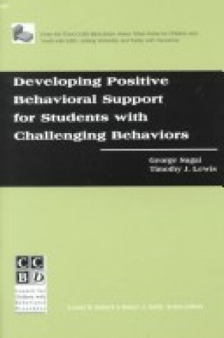 Cover of Developing Positive Behavioral Supports for Students with Challenging Behaviors