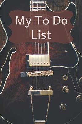 Book cover for My To Do List - Guitar
