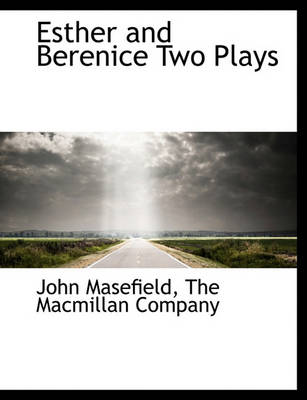 Book cover for Esther and Berenice Two Plays