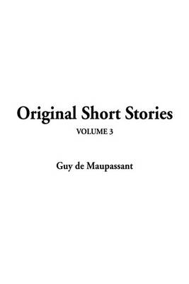 Book cover for Original Short Stories, V3