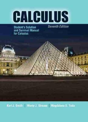 Book cover for Student's Solution and Survival Manual for Calculus