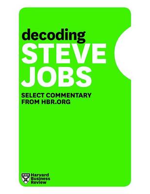 Book cover for Decoding Steve Jobs
