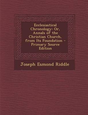 Book cover for Ecclesiastical Chronology