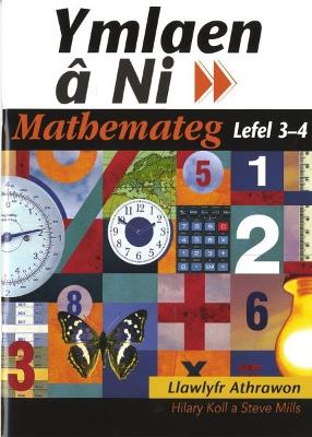 Book cover for Ymlaen â Ni: Math Lef 3-4 Llaw. Ath