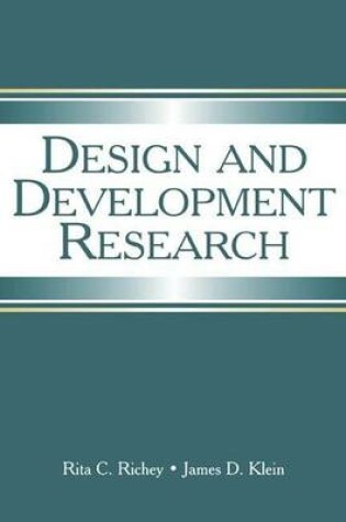 Cover of Design and Development Research: Methods, Strategies, and Issues