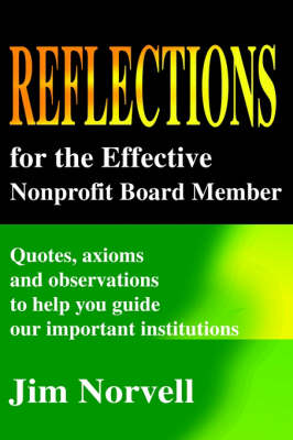 Book cover for Reflections for the Effective Nonprofit Board Member