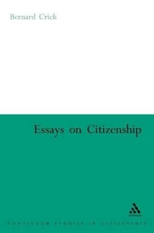 Cover of Essays on Citizenship