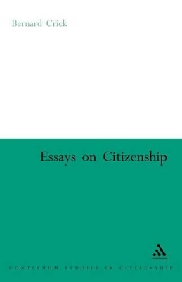 Cover of Essays on Citizenship