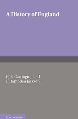 Cover of A History of England