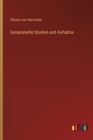 Cover of Gesammelte Studien und Aufsätze