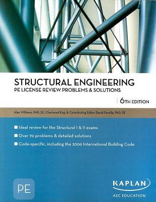 Book cover for Structural Engineering PE License Review Problems and Solutions