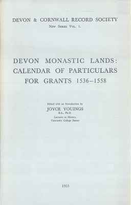 Book cover for Devon Monastic Lands