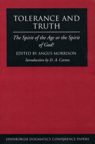 Cover of Tolerance and Truth