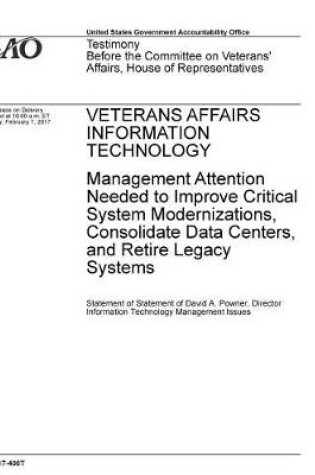 Cover of Veterans Affairs Information Technology