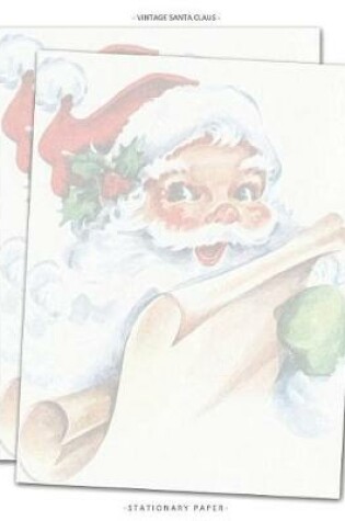 Cover of Vintage Santa Claus Stationary Paper