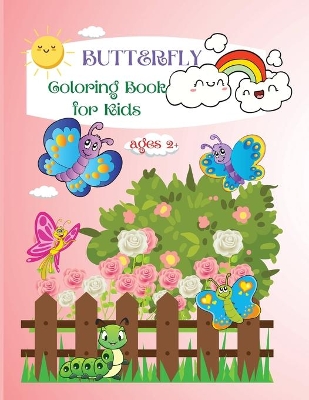 Book cover for Butterfly Coloring Book for Kids