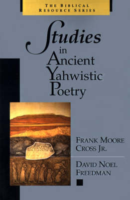 Cover of Studies in Ancient Yahwistic Poetry