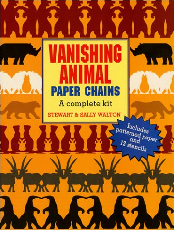 Book cover for Vanishing Animal Paper Chains