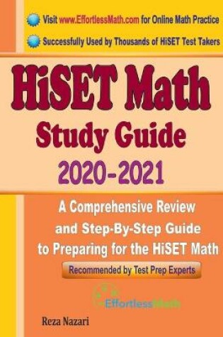 Cover of HiSET Math Study Guide 2020 - 2021