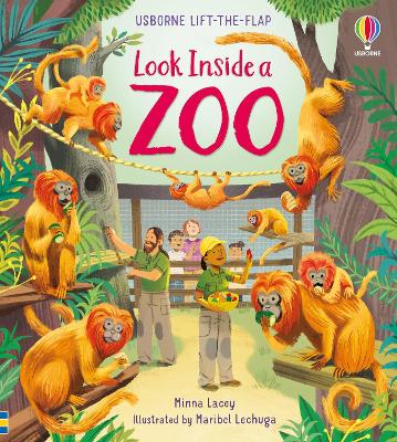 Book cover for Look Inside a Zoo