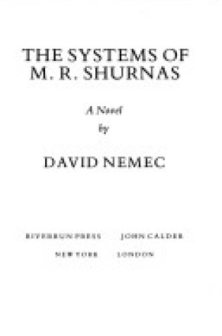 Cover of The Systems of M.R.Shurnas