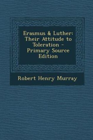 Cover of Erasmus & Luther