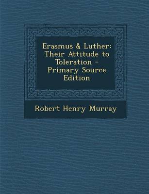 Book cover for Erasmus & Luther