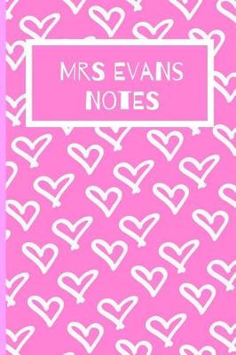 Book cover for Mrs Evans Notes