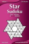Book cover for Star Sudoku - Easy to Extreme - Volume 1 - 276 Logic Puzzles
