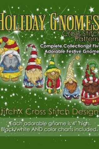 Cover of Holiday Gnomes Cross Stitch Patterns