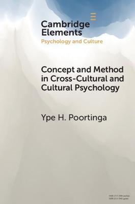 Book cover for Concept and Method in Cross-Cultural and Cultural Psychology