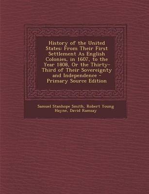 Book cover for History of the United States