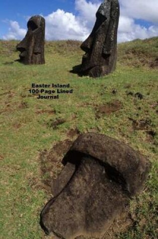 Cover of Easter Island 100 Page Lined Journal